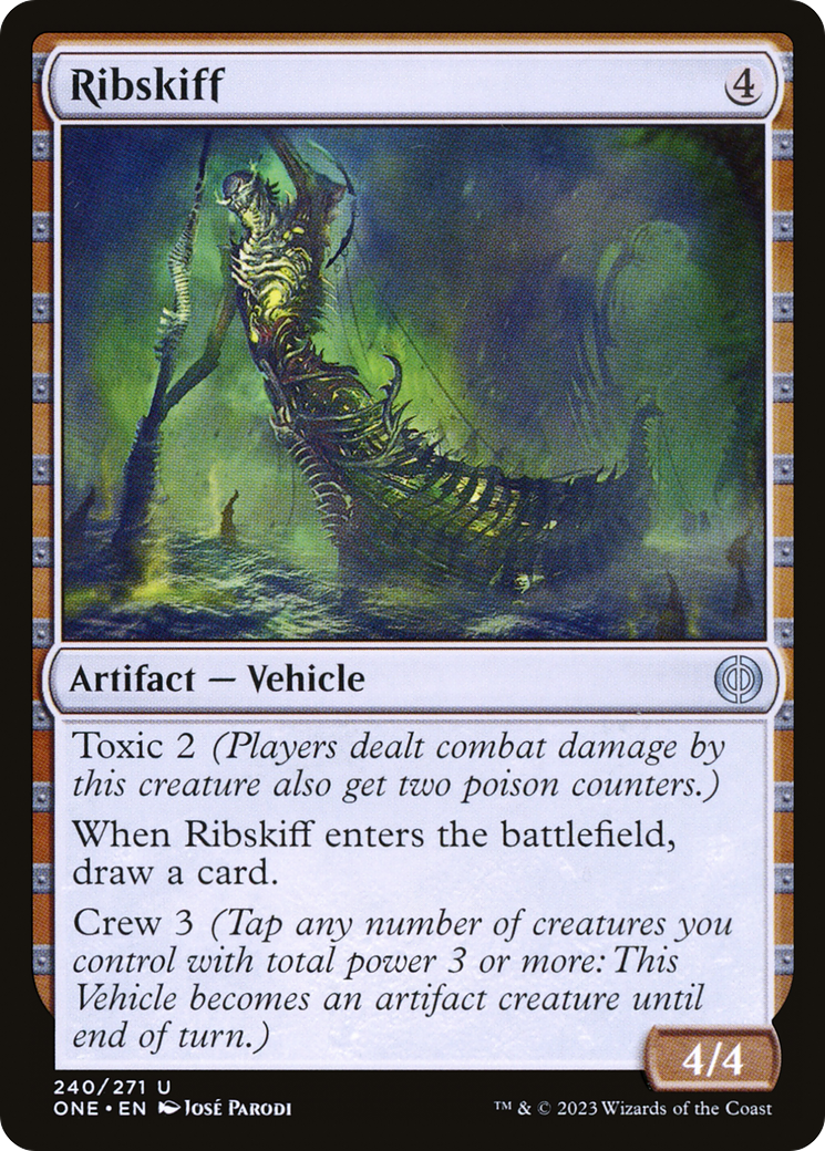 Ribskiff [Phyrexia: All Will Be One] | Cards and Coasters CA