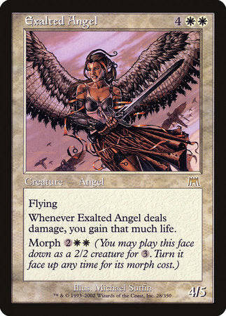 Exalted Angel [Onslaught] | Cards and Coasters CA
