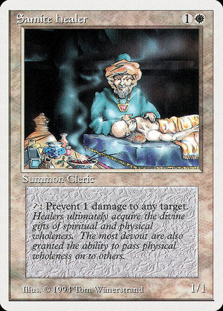 Samite Healer [Summer Magic / Edgar] | Cards and Coasters CA