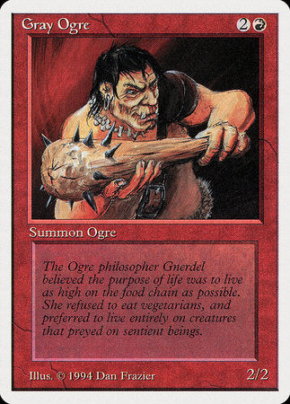 Gray Ogre [Summer Magic / Edgar] | Cards and Coasters CA