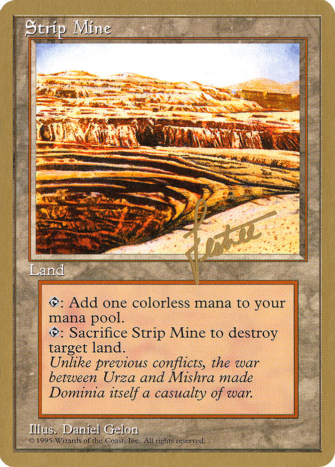 Strip Mine (Bertrand Lestree) [Pro Tour Collector Set] | Cards and Coasters CA