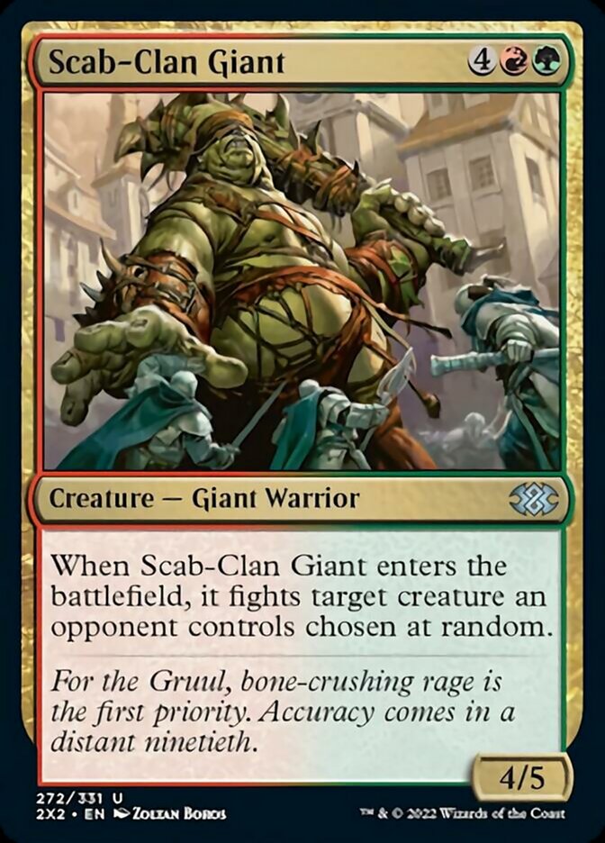 Scab-Clan Giant [Double Masters 2022] | Cards and Coasters CA