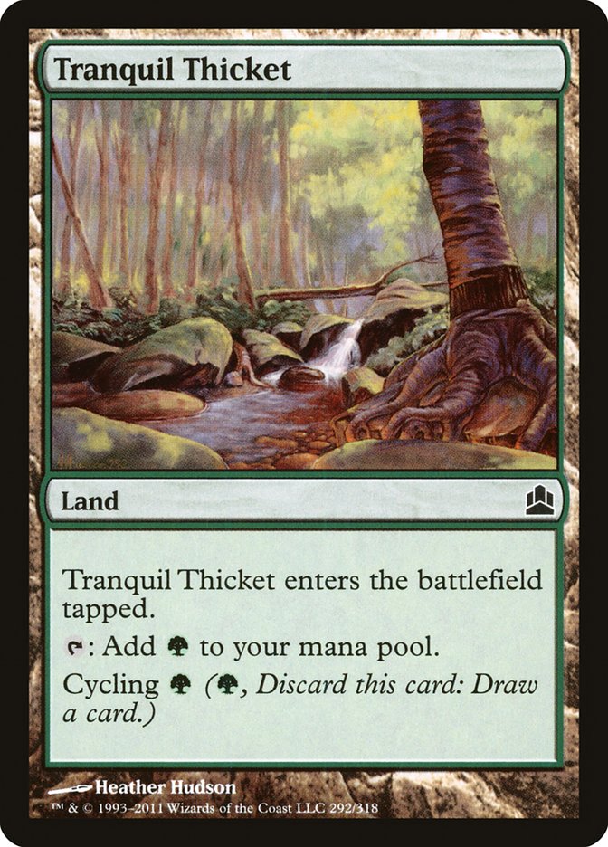 Tranquil Thicket [Commander 2011] | Cards and Coasters CA