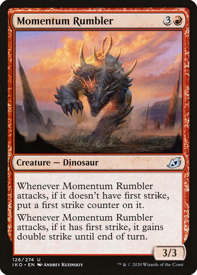 Momentum Rumbler [Ikoria: Lair of Behemoths] | Cards and Coasters CA