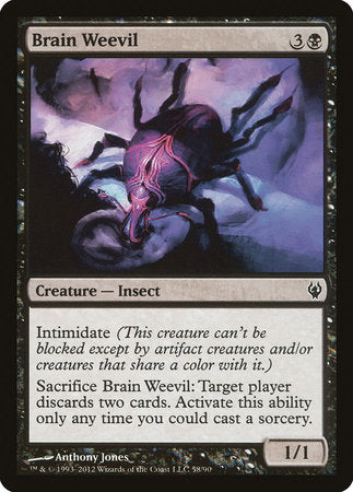 Brain Weevil [Duel Decks: Izzet vs. Golgari] | Cards and Coasters CA