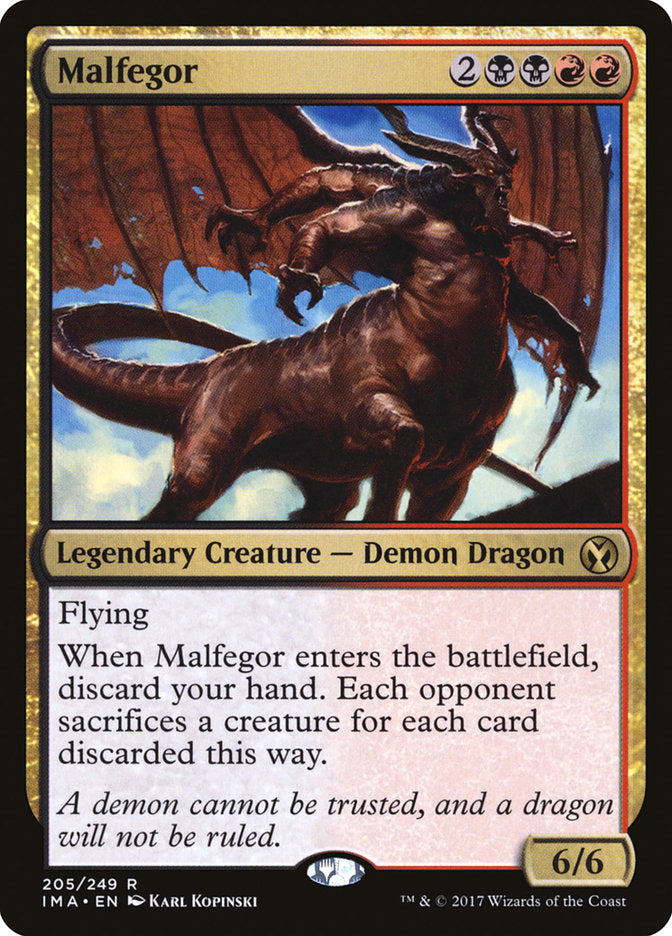 Malfegor [Iconic Masters] | Cards and Coasters CA