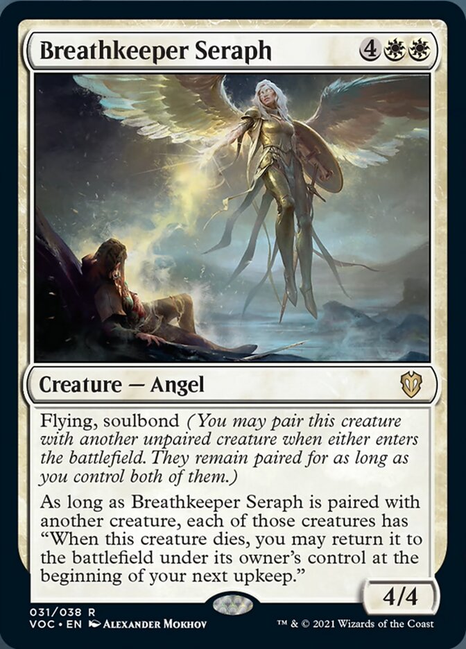 Breathkeeper Seraph [Innistrad: Crimson Vow Commander] | Cards and Coasters CA