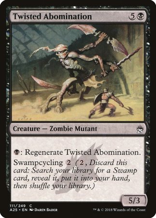 Twisted Abomination [Masters 25] | Cards and Coasters CA