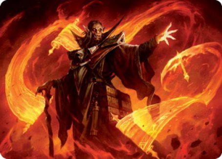 Plargg, Dean of Chaos Art Card [Strixhaven: School of Mages Art Series] | Cards and Coasters CA