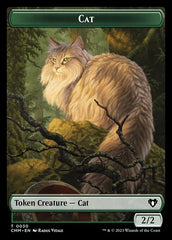 Eldrazi // Cat (0030) Double-Sided Token [Commander Masters Tokens] | Cards and Coasters CA