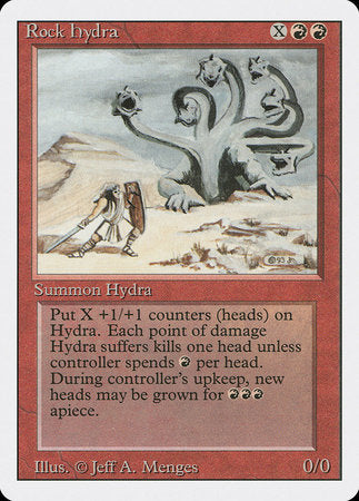 Rock Hydra [Revised Edition] | Cards and Coasters CA