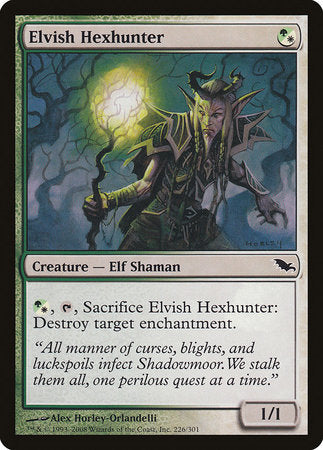 Elvish Hexhunter [Shadowmoor] | Cards and Coasters CA