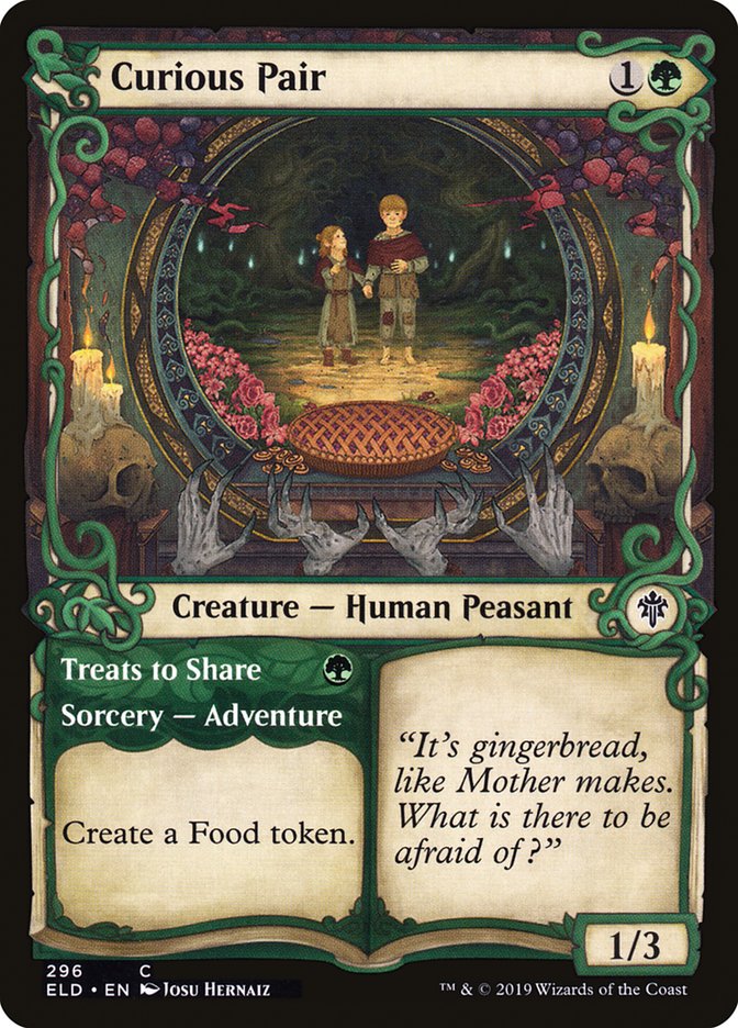 Curious Pair // Treats to Share (Showcase) [Throne of Eldraine] | Cards and Coasters CA