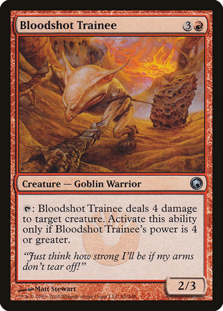 Bloodshot Trainee [Scars of Mirrodin] | Cards and Coasters CA