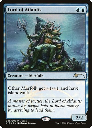 Lord of Atlantis (J18) [Judge Gift Cards 2018] | Cards and Coasters CA