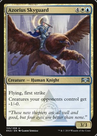 Azorius Skyguard [Ravnica Allegiance] | Cards and Coasters CA