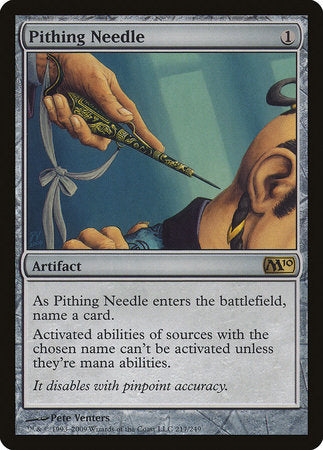 Pithing Needle [Magic 2010] | Cards and Coasters CA