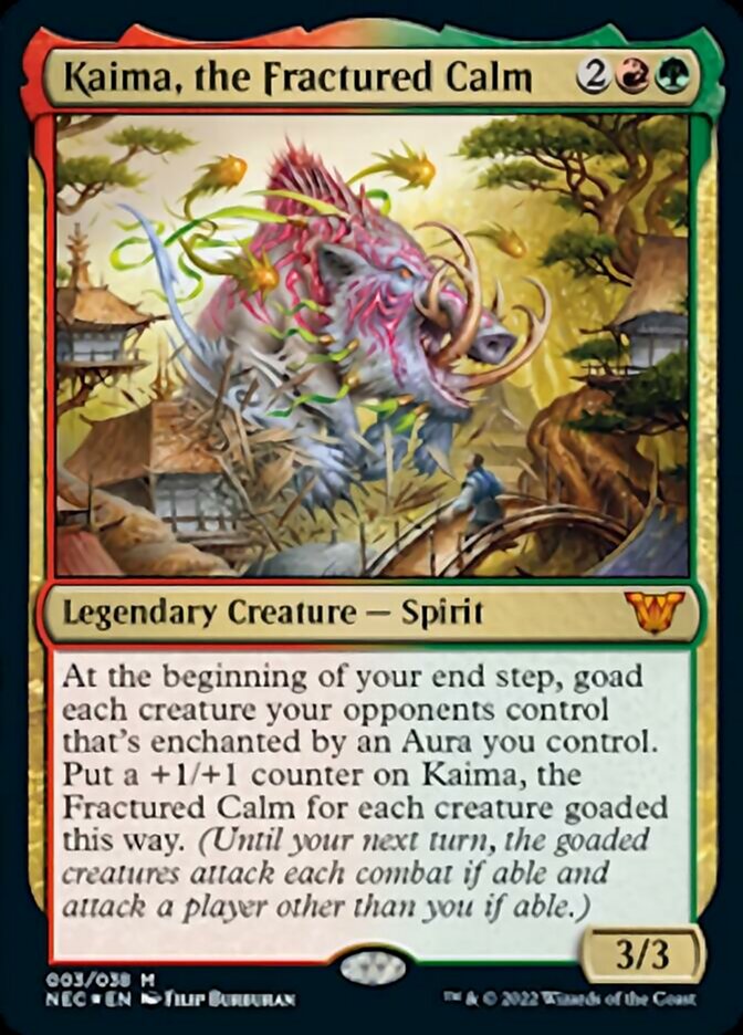 Kaima, the Fractured Calm [Kamigawa: Neon Dynasty Commander] | Cards and Coasters CA