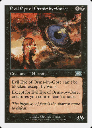 Evil Eye of Orms-by-Gore [Classic Sixth Edition] | Cards and Coasters CA