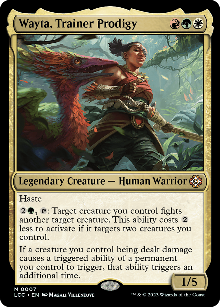 Wayta, Trainer Prodigy [The Lost Caverns of Ixalan Commander] | Cards and Coasters CA