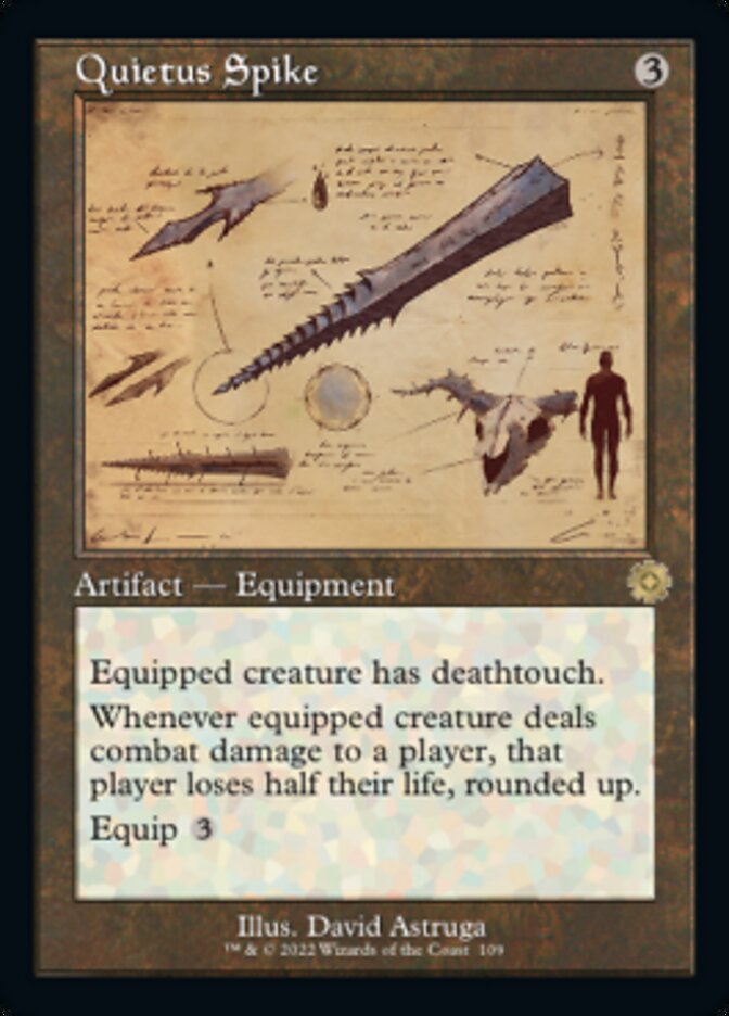 Quietus Spike (Retro Schematic) [The Brothers' War Retro Artifacts] | Cards and Coasters CA