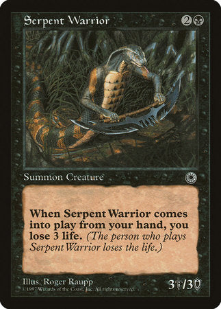 Serpent Warrior [Portal] | Cards and Coasters CA