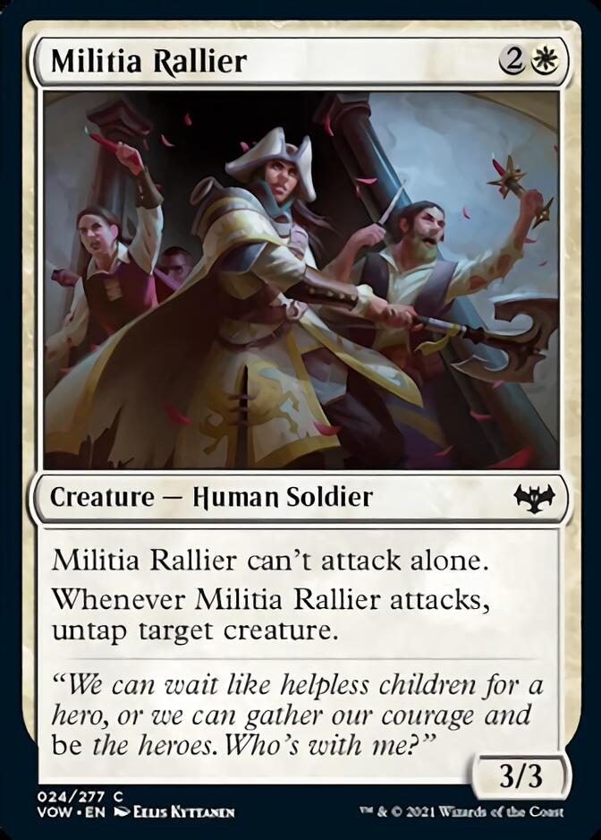 Militia Rallier [Innistrad: Crimson Vow] | Cards and Coasters CA