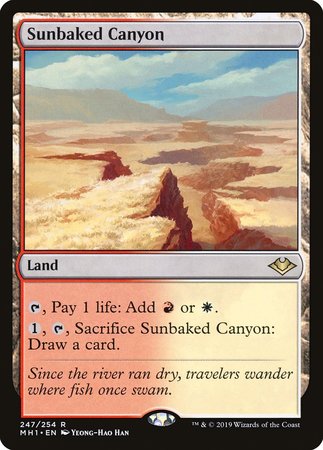 Sunbaked Canyon [Modern Horizons] | Cards and Coasters CA