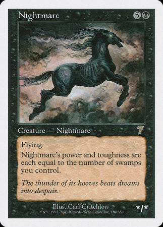 Nightmare [Seventh Edition] | Cards and Coasters CA