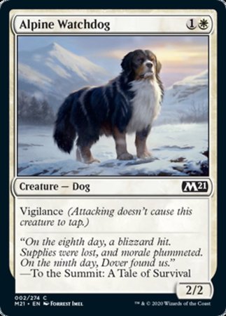 Alpine Watchdog [Core Set 2021] | Cards and Coasters CA