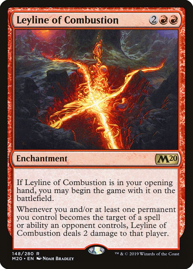 Leyline of Combustion [Core Set 2020] | Cards and Coasters CA