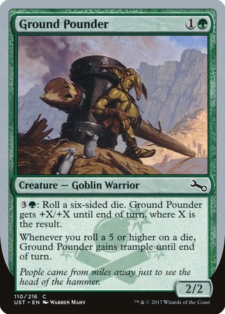 Ground Pounder [Unstable] | Cards and Coasters CA