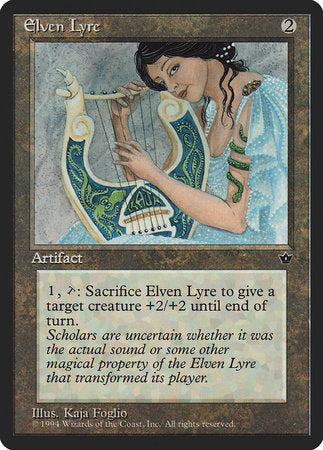 Elven Lyre [Fallen Empires] | Cards and Coasters CA