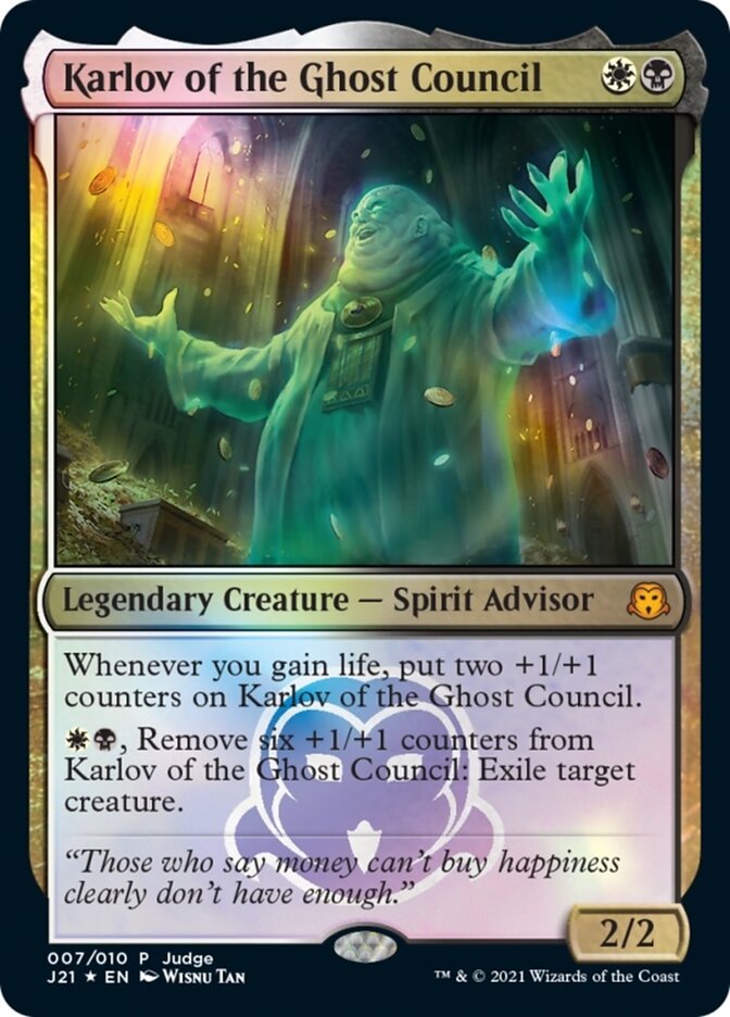 Karlov of the Ghost Council [Judge Gift Cards 2021] | Cards and Coasters CA