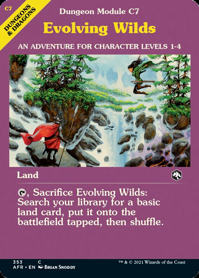 Evolving Wilds (Dungeon Module) [Dungeons & Dragons: Adventures in the Forgotten Realms] | Cards and Coasters CA