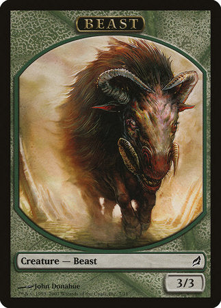 Beast Token [Lorwyn Tokens] | Cards and Coasters CA