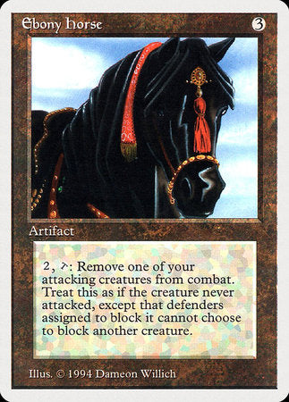 Ebony Horse [Summer Magic / Edgar] | Cards and Coasters CA