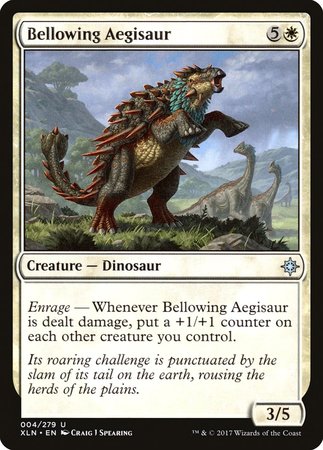 Bellowing Aegisaur [Ixalan] | Cards and Coasters CA