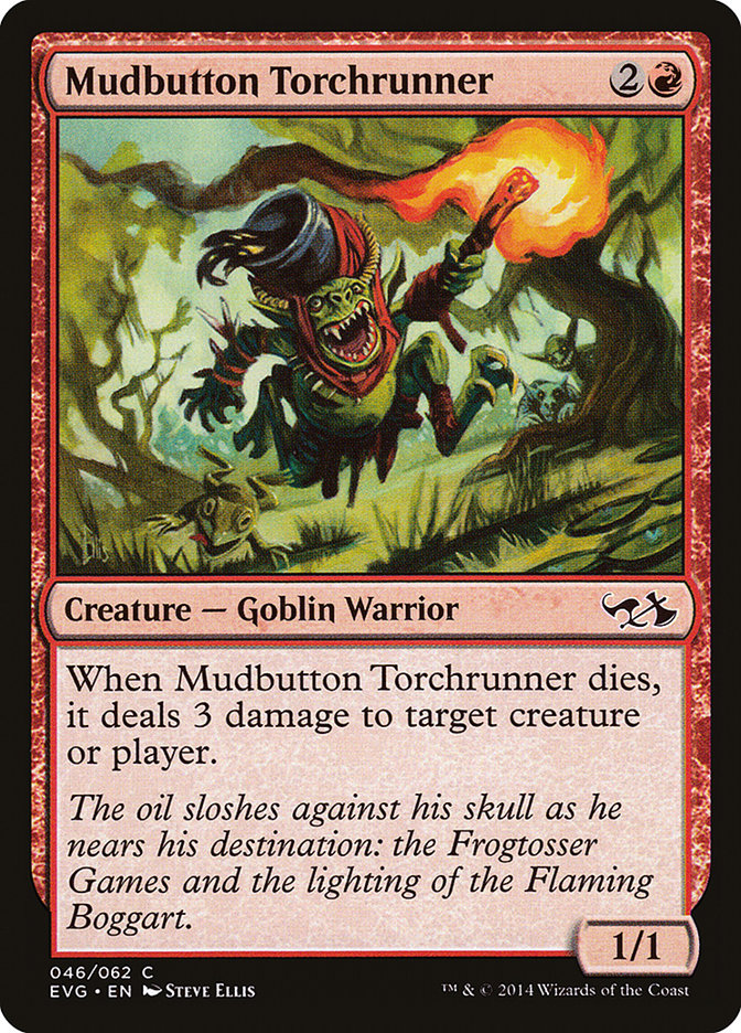 Mudbutton Torchrunner (Elves vs. Goblins) [Duel Decks Anthology] | Cards and Coasters CA