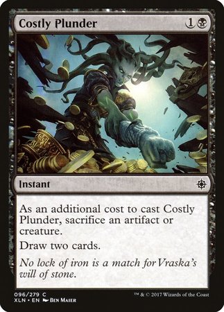 Costly Plunder [Ixalan] | Cards and Coasters CA