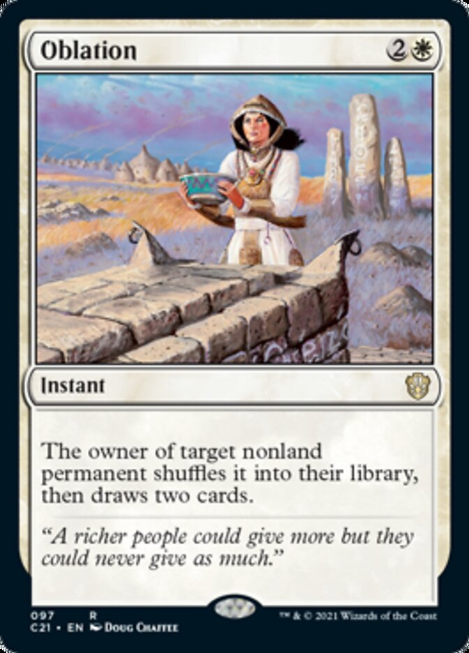 Oblation [Commander 2021] | Cards and Coasters CA