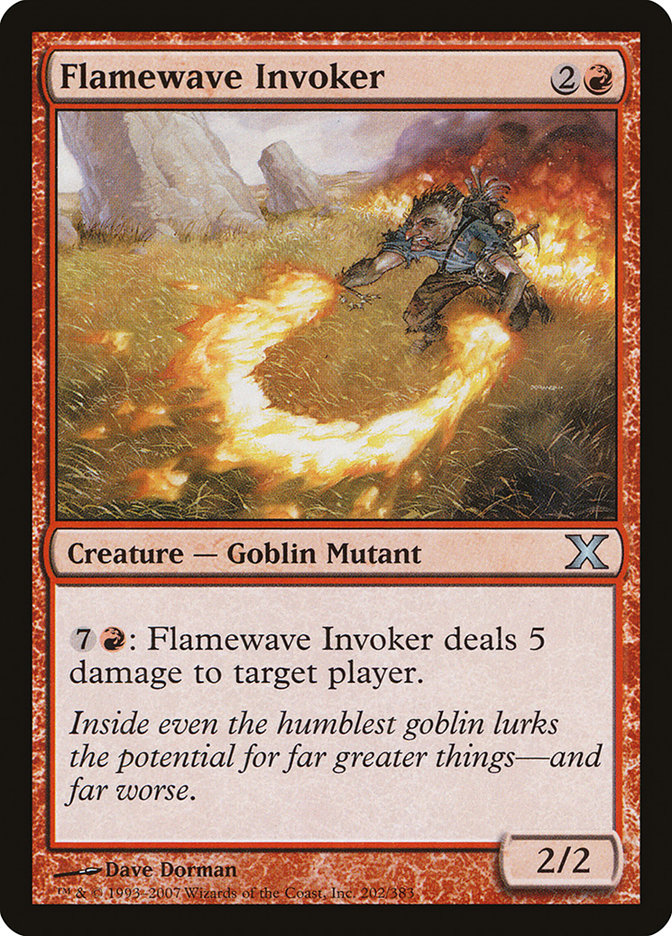 Flamewave Invoker [Tenth Edition] | Cards and Coasters CA