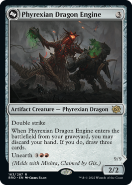 Phyrexian Dragon Engine [The Brothers' War] | Cards and Coasters CA