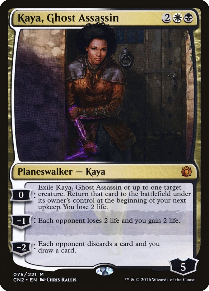 Kaya, Ghost Assassin (075/221) [Conspiracy: Take the Crown] | Cards and Coasters CA