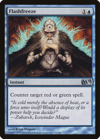 Flashfreeze [Magic 2012] | Cards and Coasters CA