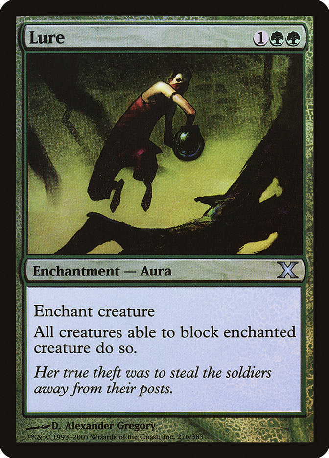 Lure (Premium Foil) [Tenth Edition] | Cards and Coasters CA