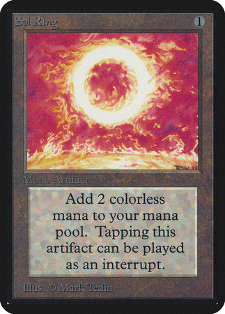 Sol Ring [Limited Edition Alpha] | Cards and Coasters CA
