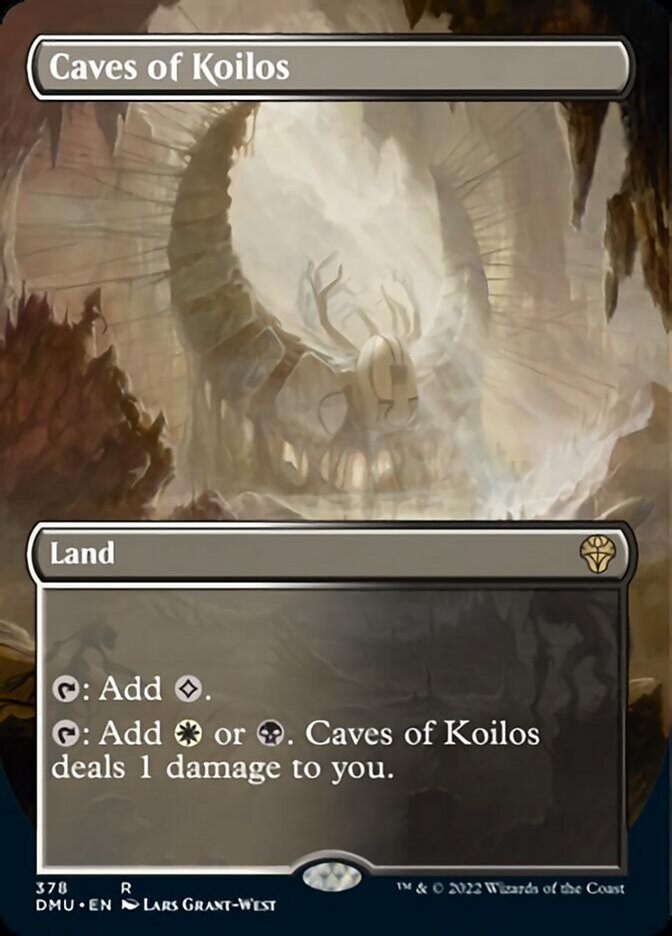 Caves of Koilos (Borderless Alternate Art) [Dominaria United] | Cards and Coasters CA