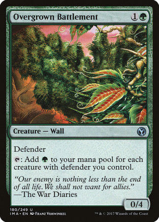 Overgrown Battlement [Iconic Masters] | Cards and Coasters CA