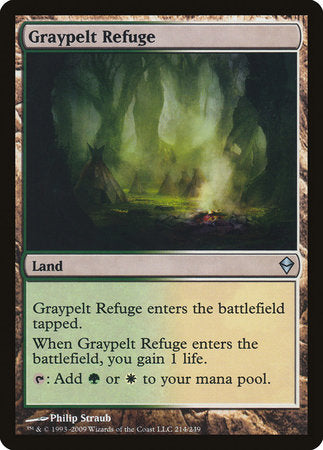Graypelt Refuge [Zendikar] | Cards and Coasters CA